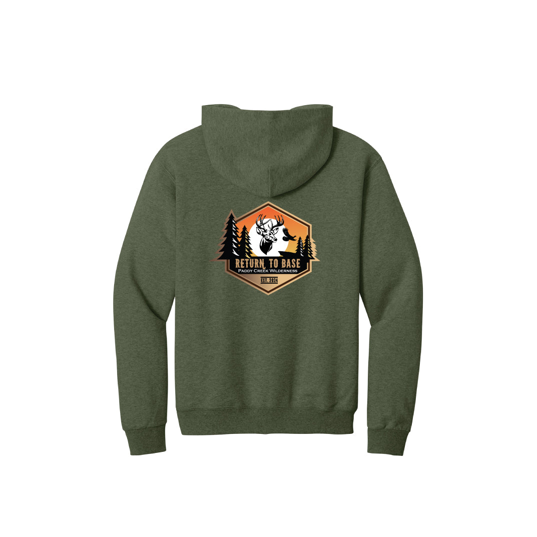 Jerzees® NuBlend® Pullover Hooded Sweatshirt - Miliary Green