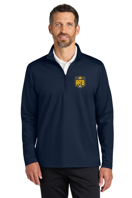 Port Authority® C-FREE® Double Knit 1/4-Zip - NAVY