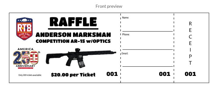 Anderson Marksman Competition AR-15 - $20.00